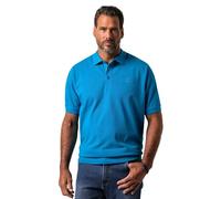 JP 1880 Maglia Polo Basic in piqué con Taglio Speciale per l'addome e Mezze Maniche, Taglie Disponibili dalla XXL alla 10XL Acquamarina 3XL 712617760-3XL