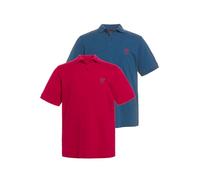 JP 1880 Maglie Polo Basic in piqué di Cotone Pettinato in Confezione Doppia Magenta 7XL 704317531-7XL