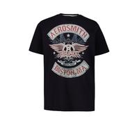 JP 1880 Maglietta a Maniche Corte Aerosmith T-Shirt, Blu Oltremare Scuro, XXXL Uomo
