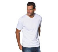 JP 1880 Maglietta con Scollo A V Uomo, Bianco Neve, 3XL