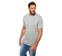 JP 1880 Maglietta Con Scollo A V Uomo, Grigio Melange, 6XL