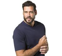 JP 1880 Maglietta Con Scollo A V Uomo, Marina scuro, 6XL