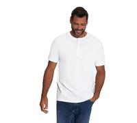 JP 1880 Henley Basic 1 T-Shirt, Bianco, XL Uomo