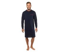 JP 1880 Camicia da Notte Pigiama Lungo, Blu Oltremare Scuro, XXXXXL Uomo
