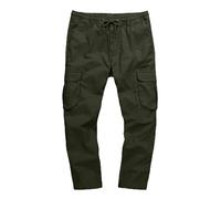 JP 1880 Cargohose Pantaloni, Verde Oliva Scuro, 4XL Uomo