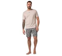 JP 1880 Pigiama da Uomo, RH, AOP, 1/2, Pigiama, Stucco Scuro, 6XL