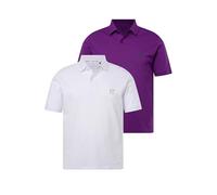 JP 1880 Maglie Polo Basic in piqué di Cotone Pettinato in Confezione Doppia Prugna 7XL 704317837-7XL