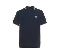 JP 1880 Polo Corte in piqué, a Mezza Manica, Fino a 8 XL Maglia, Blu Notte, XXXXL Uomo
