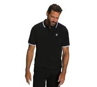 JP 1880 Polo Corte in piqué, a Mezza Manica, Fino a 8 XL Maglia, Nero, XXL Uomo