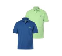 JP 1880 - Polo da Uomo, Taglie Forti, L-8XL, Basic, Confezione da 2, piqué, Cotone Pettinato