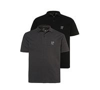 JP 1880 Polo Piquee, Confezione Doppia Uomo, Antracite, 4XL