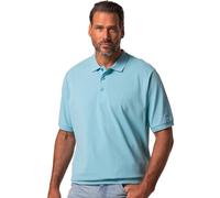 JP 1880 Poloshirt, Basic, Bauchfit, Halbarm, piqué, XXL bis 10xl Polo, Azzurro, 5XL Uomo