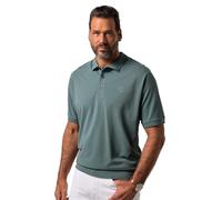 JP 1880 Poloshirt, Bauchfit, Basic, Halbarm, piqué, XXL bis 10xl Polo, Eucalipto, Uomo