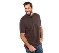 JP 1880 Poloshirt, Piqué Uomo, Marrone Mogano, 4XL