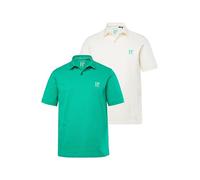 JP 1880 Maglie Polo Basic in piqué di Cotone Pettinato in Confezione Doppia Verde Primavera 7XL 704317454-7XL