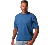 JP 1880 T-Shirt, Basic, Bauchfit, Halbarm, XXL bis 10xl, Blu Oceano, 5XL Uomo