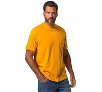 JP 1880 T-Shirt Basic di Cotone Pettinato con Scollo a Girocollo, Disponibile Fino alla Taglia 8XL Curry 7XL 702558620-7XL
