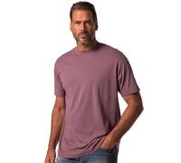 JP 1880 T-Shirt Basic di Cotone Pettinato con Scollo a Girocollo, Disponibile Fino alla Taglia 8XL Malva 7XL 702558829-7XL