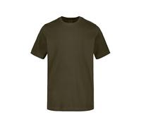 JP 1880 T-Shirt Basic in Puro Cotone con Scollo a Girocollo e Logo JP1880 sul Petto, Fino alla tg. 8XL Oliva Scuro 8XL 702558120-8XL