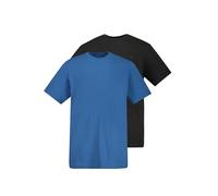 JP 1880 T-Shirt Basic JP1880 in Confezione Doppia con Scollo a Girocollo, Disponibili Fino alla tg. 8XL Blu Metallico XXL 702637730-XXL
