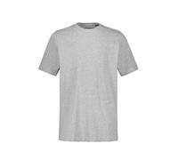 JP 1880 T-Shirt Basic in Puro Cotone con Scollo a Girocollo e Logo JP1880 sul Petto, Fino alla tg. 8XL Grigio mélange L 702558123-L