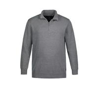 JP 1880 Troyer, Maglione Uomo, Grigio Melange, 4XL