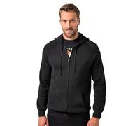 JP 1880 Cardigan in Maglia Elasticizzata con Cappuccio e Tasca a Marsupio Nero XL 841874100-XL