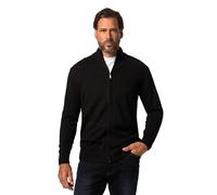 JP 1880 Cardigan con Colletto Alto e orli a Costine Nero XXL 717032130-XXL