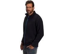 JP 1880 Giacca di Pile per l'outdoor con Colletto Alto e Tasche con Zip, Disponibile Fino alla tg. 8XL Nero 4XL 705552130-4XL