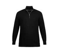JP 1880 Mens Taglie Forti Menswear L-8XL Stricktroyer, Colletto Alto, Cerniera, Maniche Lunghe 716842, Nero, XXXXL