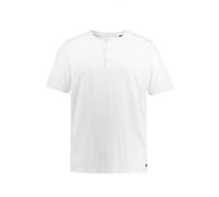 JP 1880 Maglia Serafino Basic con abbottonatura e Mezze Maniche Bianco 3XL 726695209-3XL