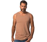 JP 1880, Uomo, Taglie Grandi, Canotta, Marrone, XXXXXL