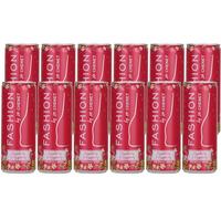 JP Chenet - Fashion Fragola & Lampone, Vino frizzante aromatizzato, Cocktail pronto da bere in lattina (12 x 0,25 cl)