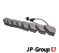 JP GROUP 1163602710 Kit pastiglie freno, Freno a disco per AUDI,VW