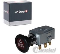 JP Pericolo Avvertimento Con Pulsante Rosetta + Spia Luminosa per VW Beetle Bus