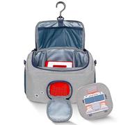 JP Journey Borsa per Toniebox ragazzo - per personaggi e scatola in auto e da viaggio, Grigio-blu vigili del fuoco, 6 Liter, Borsa a tracolla con scomparti interni flessibili e apertura altoparlante