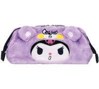 JP/Skater Kuromi Bear Time - Astuccio portamatite con chiusura a scatto, astuccio per matite