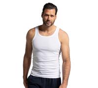JP1880 Unterhemd Tank Canottiera, Bianco, 6XL Uomo