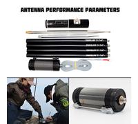 JPC 12 7 MHz 50 MHz 100 W HF antenna a onde corte per QRP portatile e radioamato