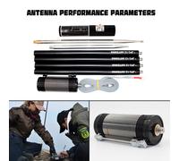 JPC-12 7MHz-50MHz 100W 8-Band HF Portatile a Onde Corte Antenna Per TV Y6 Y