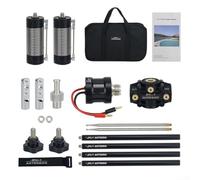 JPC-7 - Antenna radio multi-banda, set di antenna portatile a onde corte con custodia per il trasporto da 2, 6, 10, 12, 15, 17, 20, 30 e 40 m, facile da installare