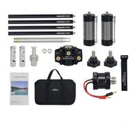 JPC-7 Kit antenna radio amatoriale, antenna portatile multi-banda a onde corte, con bobine e frusta, adattatore treppiede in alluminio e borsa per il trasporto