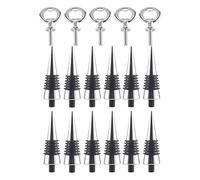 Jpdisdd 10 Pezzi di Tappo per Vino e 5 Pezzi di Apribottiglie nel Bianca Inserti Apribottiglie Set Hardware per La di Nozze Che Gira Progetto DIY