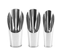 Jpdisdd Set di 3 Pezzi nel Metallo per per Terreno Bonsai, per Terra da Giardino nel Acciaio Inossidabile, Kit di Attrezzi per Bonsai Professionale