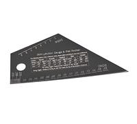 Jpdisdd Strumento di Livellamento Chitarra Basso Collo Tastiera Righello di Misurazione nel Acciaio Inossidabile Strumento per Liutaio per Chitarra