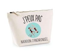 J'peux Pas - Astuccio per trucco, idea regalo, beige, Astuccio da toilette