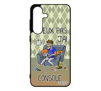 J'peux Pas J'Ai Console S25 in Silicone Videogiochi 4G economici Verde Portatile Comico Case BD Humour SM-S931B per Samsung Galaxy