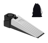 JPGhaha 100dB Sirena Allarme Porta Stop Cuneo con funzione di allarme Tappi in gomma antiscivolo con allarme per la sicurezza domestica Casa Appartamento Hotel Viaggi