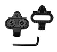 JPGhaha 2Pz Set di Tacchetti per Bici in Acciaio Inox Tacchette per Shimano SPD per Pedali con Vite e Chiave Esagonale Tacchetti Pedale di Bloccaggio a Sgancio Rapido Multidirezionale