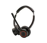 JPL Headset Element-BT500D Wireless Binaural, Bluetooth, Altoparlanti a banda larga, Surround Shield Noise Cancelling Technology, per cellulari/softphone, include Bluetooth (BT-220) Dongle - Nero